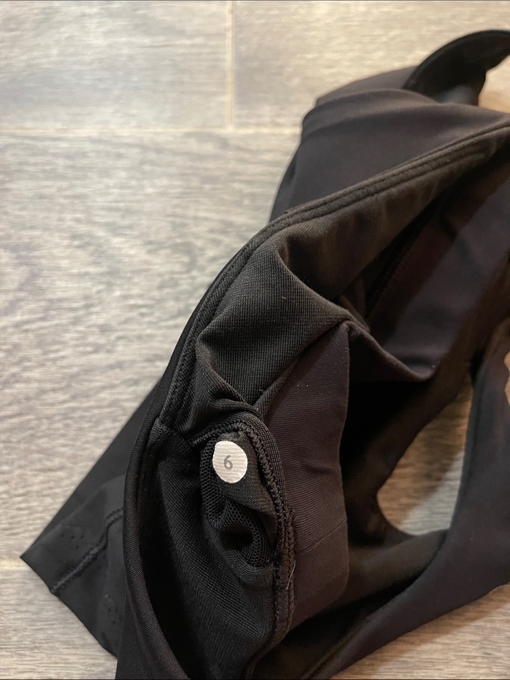 Lululemon Black Racerback Sports Bra - Picture 5 of 5
